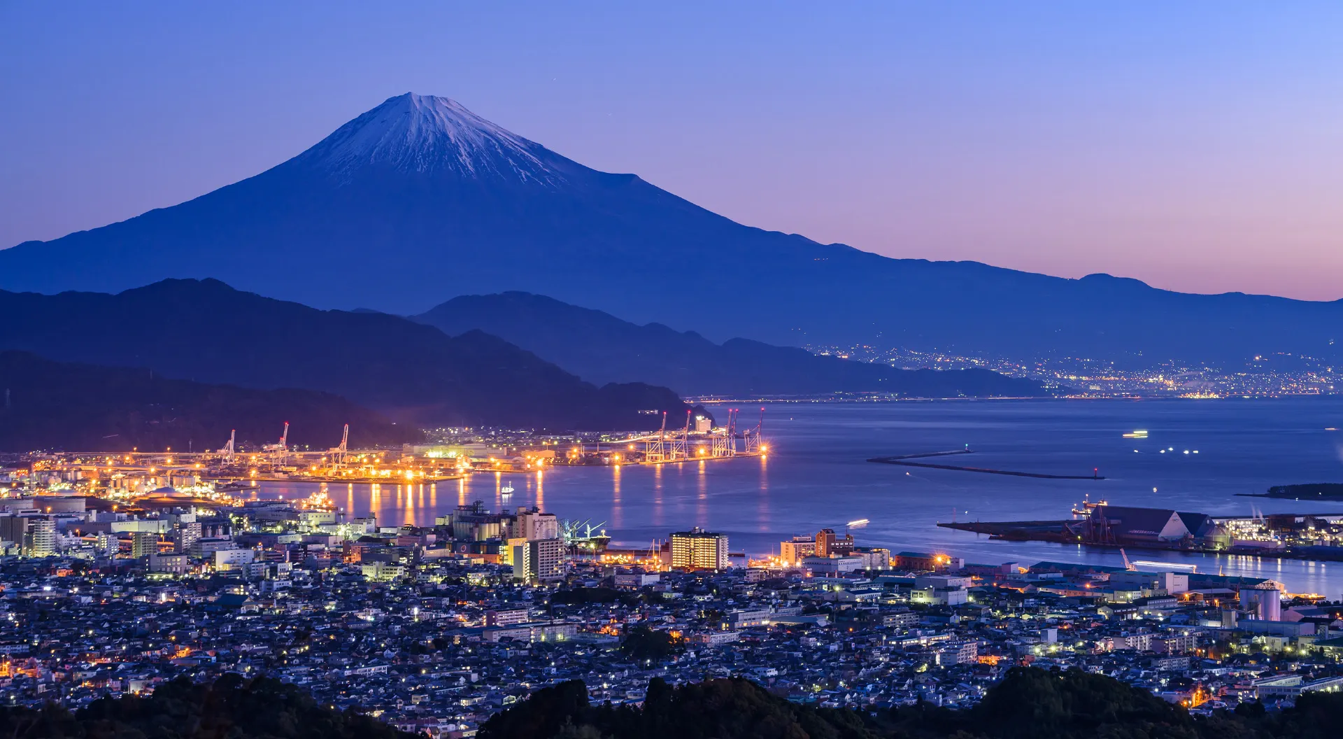 富士山开顶了！ 享受了徒步之后......